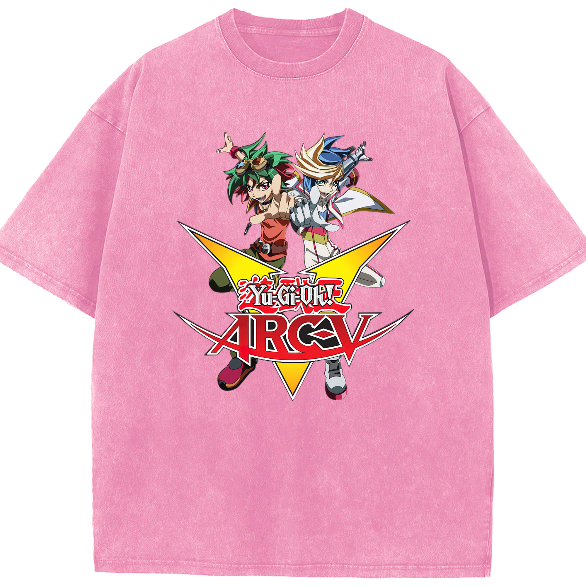 （画像用） 遊☆戯☆王 Yu-Gi-Oh! 綿100% ヴィンテージ風 半袖Tシャツ（フロントプリント）